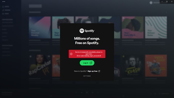 spotify not working mobile